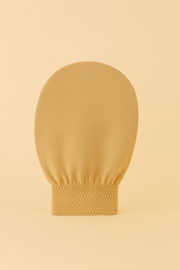 Gant exfoliant : gant en soie corps